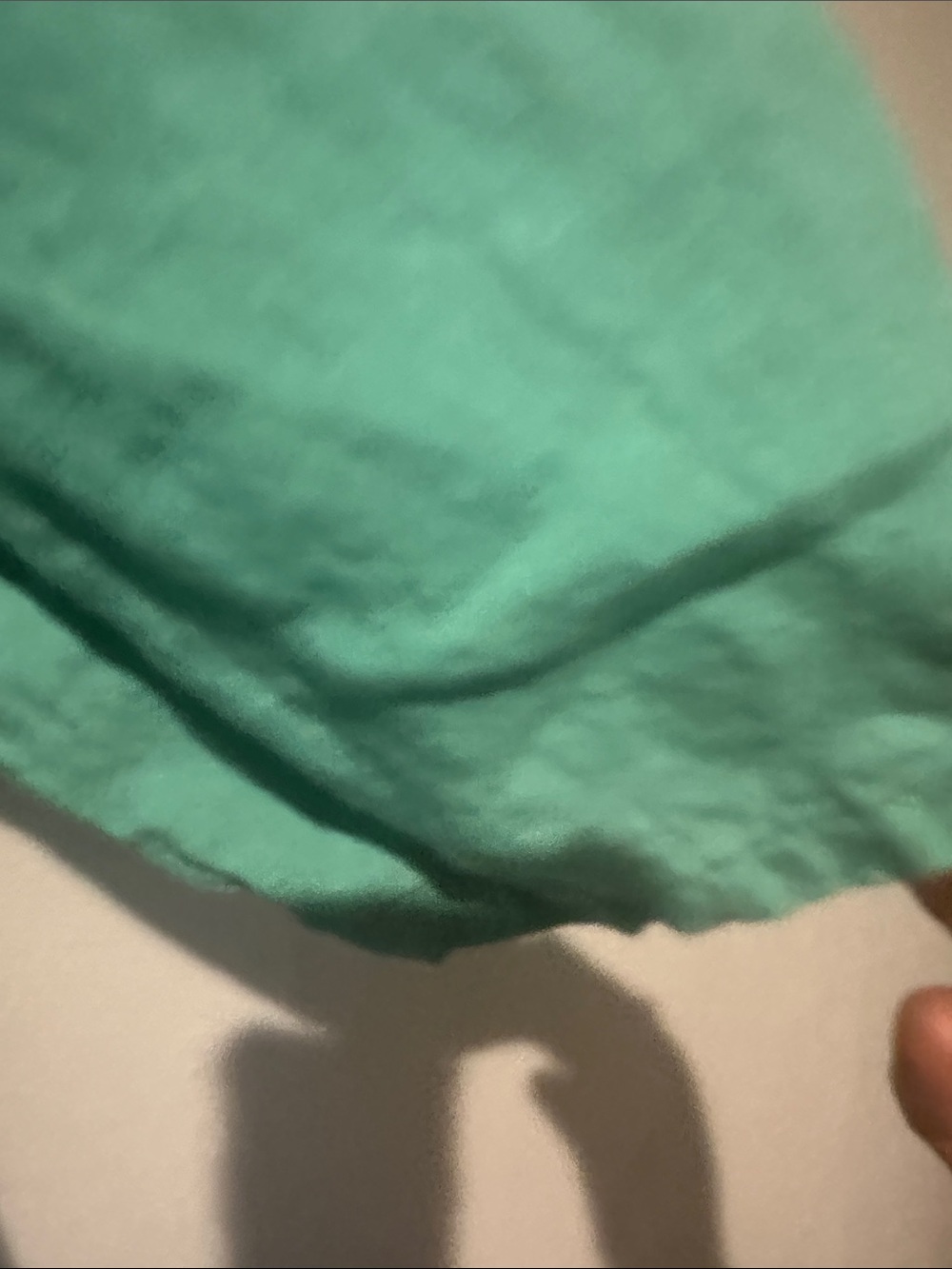 bryn Walker Teal Green Linen Tunic Top - Picture 3 of 5